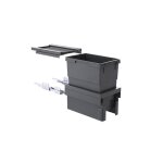 Poubelle de cuisine coulissante encastrable 30l hailo cargo synchro Poubelle de cuisine coulissante encastrable 30l hailo cargo synchro