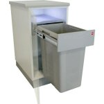 Poubelle de cuisine encastrable 1 bac - 40 l