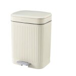 Poubelle à pédale aura blanc plastique 12 l Poubelle à pédale aura blanc plastique 12 l