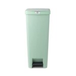 Poubelle  pdale - brabantia - stepup - 40l - vert - recyclable - organisateur de dchets