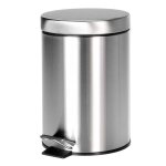 Poubelle � p�dale en inox inoxia 3l chrome