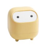 Poubelle de bureau - mignonne - jaune - 17 x 165 x 165 cm - antidérapante - polypropylène Poubelle de bureau - mignonne - jaune - 17 x 165 x 165 cm - antidérapante - polypropylène