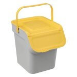 Poubelle de tri en plastique 20l - 5 five simply smart - jaune