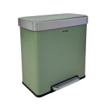 Poubelle de recyclage catter house planeta 60l 58x355x60 cm en métal avec pédale bacs extractibles et ... Poubelle de recyclage catter house planeta 60l 58x355x60 cm en métal avec pédale bacs extractibles et ...