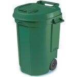 Poubelle a roulette vert 110l 10633