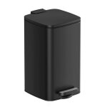 Poubelle de salle de bain, 8l, fermeture en douceur, en acier, pour les petits espaces, 23, 9 x 19, 3 ... Poubelle de salle de bain, 8l, fermeture en douceur, en acier, pour les petits espaces, 23, 9 x 19, 3 ...