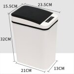 Poubelle de salle de bain intelligente sans contact poubelle � capteur de mouvement automatique poubelle ...