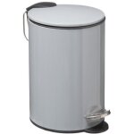Poubelle m�tal soft close 3l colorama gris - 5 five simply smart