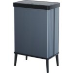Poubelle sur pieds - verto - curver - ouverture touch - 54 l - bleu perle Poubelle sur pieds - verto - curver - ouverture touch - 54 l - bleu perle