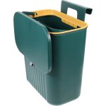 Poubelle suspendue poubelle � compost de cuisine avec couvercle coulissant sous �vier