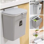 Poubelle suspendue cuisine 9l porte darmoire cuisine murale suspendue poubelle pliable suspendue avec ...