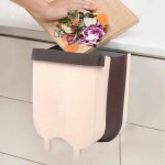 Poubelle suspendue poubelle pliante en silicone cuisine poubelle murale suspendue poubelle pliante poubelle ...