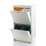 Poubelle cuisine de tri sélectif cubek 4 compartiments de 20 litres. don hierro. blanc Poubelle cuisine de tri sélectif cubek 4 compartiments de 20 litres. don hierro. blanc
