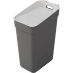 Poubelle de tri selectif recycle encastrable 30l - avec support mural pour mur porte placard - curver ...