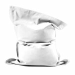 Pouf g�ant ext�rieur voile bateau blanc big52 - livedeco