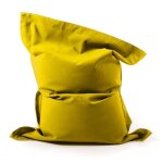 Pouf g�ant ext�rieur voile bateau jaune big52 - livedeco� - adulte