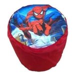 Pouf - spiderman - gonflable - rouge - 33 cm - 1 place