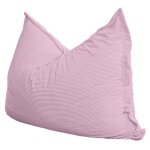 Pouf velours ctel dhoussable - 140x180 cm bananair violet