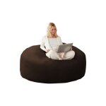 Pouf xxl 5 pieds en mousse � m�moire de forme fauteuil de lecture confortable pour chambre / balcon