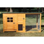 Poulailler en bois pour jardin ext�rieure poules cage canard �quip� 2 perches 150 x 80 x 68 cm flexi ...