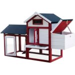 Wiltec poulailler avec nichoir enclos et pondoir ? 1155 x 520 mm ? en