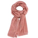 Les poulettes bijoux - echarpe laine et cachemire serpent - orange