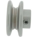 Poulie clavete  gorge trapzodale en acier