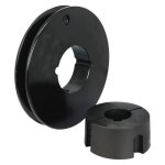 Poulie courroie trap�zo�dale 1 gorge dp 71mm arbre 19mm moyeu 1108