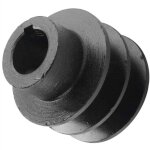 Poulie courroie v double gorge al�sage moteur 168f 170f gx110 gx120 gx160 gx200 kart quad 7hp