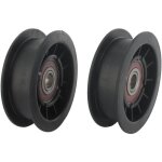 Poulie a gorge plate