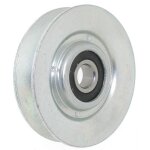 Poulie  gorge en v sur roulement adaptable pour tondeuse toro de 21 - h: 214mm : ext: 73mm  int: 1111mm ...
