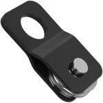 Poulie renvoi 4 t ? pivotante ? treuil forestier ? parties lat�rales mobiles ? noir .