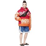 Poup�e de collection - barbie - bmr1959 - articul�e - look streetwear - sweat � capuche