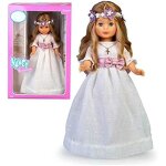 Poupée de collection - famosa - nancy collection communion - 42 cm - robe blanche - pendentif croix Poupée de collection - famosa - nancy collection communion - 42 cm - robe blanche - pendentif croix