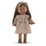 Poup�e - corolle - 9000200320 - 36 cm corps souple - yeux dormeurs marron - cheveux bruns & tenue florale ...