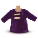 Poup�e corolle mon premier - manteau paris en f�te pour poupon 30 cm - violet
