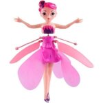 Poupe fe volante - rose - jouet avion induction infrarouge usb - capteur daltitude