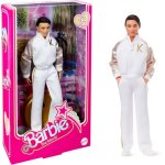 Poup�e ken de collection - mattel - signature ken - surv�tement dor� / blanc - fermeture �clair fonctionnelle ...