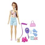 Poupée mannequin brune barbie fait du sport - barbie - fashionistas - accessoires inclus Poupée mannequin brune barbie fait du sport - barbie - fashionistas - accessoires inclus