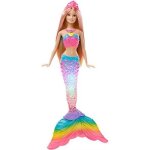 Poup�e sir�ne arc - en - ciel barbie dreamtopia - blonde - couleurs et lumi�res