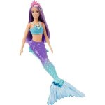Poupe sirne - mattel - barbie dreamtopia - violet - cheveux vibrants - queue scintillante