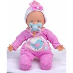 Poupon nenuco soft 2 fonctions - corps souple 30cm - rose Poupon nenuco soft 2 fonctions - corps souple 30cm - rose