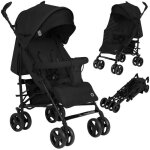 Poussette b�b� canne compacte lionelo irma - de 6 � 36 mois - moustiquaire incluse - noir