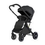 Poussette b�b� adapt�e aux enfants de 0 � 4 ans sallonge compl�tement � plat et est livr�e avec un panier ...
