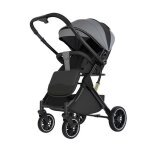 Poussette b�b� pliable et facile � monter r�versible suspension � quatre roues adapt�e aux enfants de ...