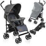 Poussette canne compacte lionelo elia - tres lgre - 6 - 36 mois - moustiquaire incluse - amortisseurs ...
