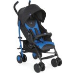 Poussette canne echo - chicco - dossier rglable - avec arceau de scurit - mr. blue