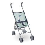 Poussette canne sauge pour poupons corolle - 36 / 42 / 52 cm - lgre et pliable - ds 3 ans