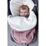 Poussette chanceliere couverture enveloppante universelle bebe nid dange hiver pour si�ge auto rose