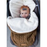 Poussette chanceliere couverture enveloppante universelle bebe nid dange hiver pour si�ge auto cafe clair ...